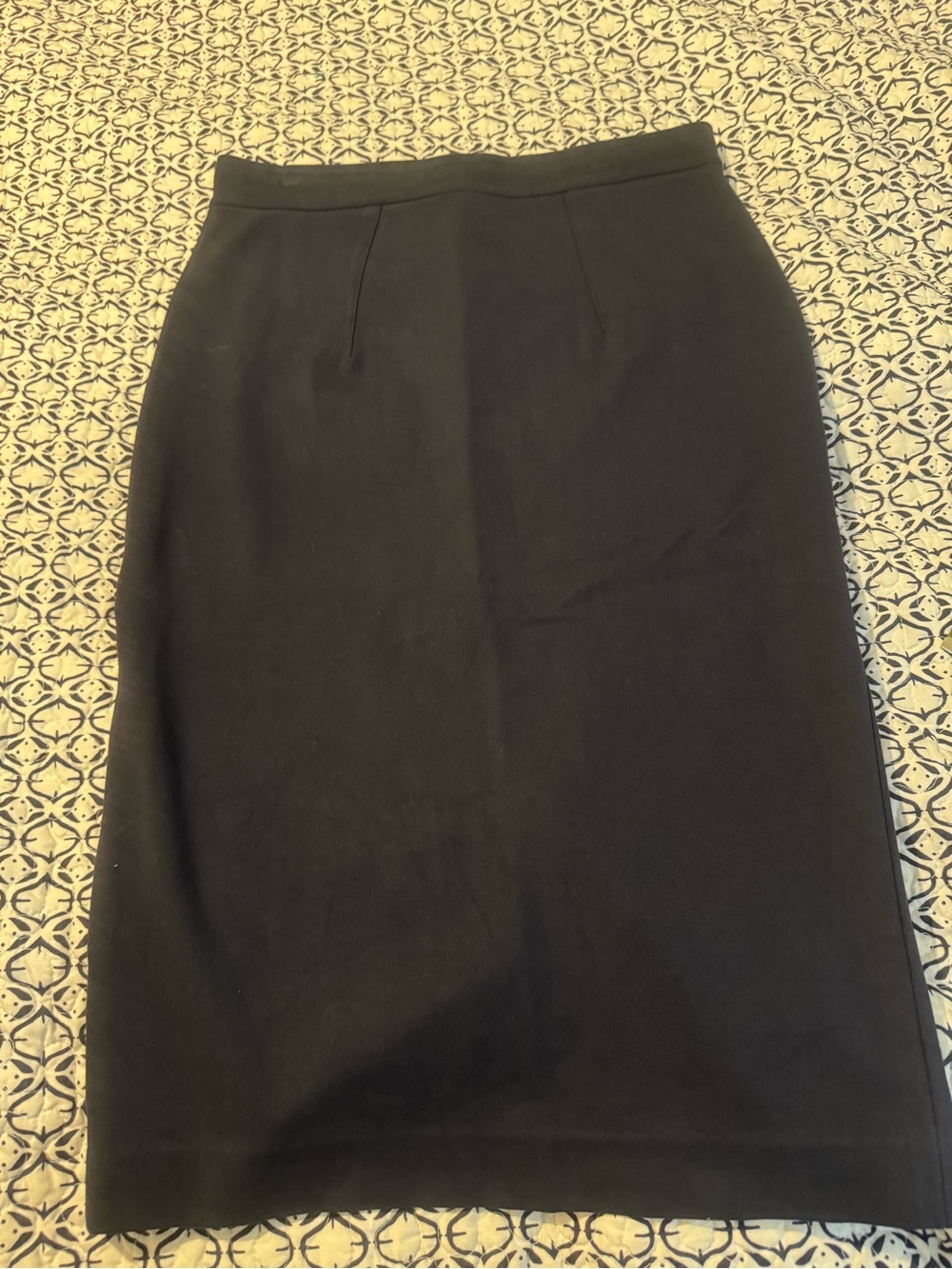 Tommy Hilfiger Navy Pencil Skirt - Sleek Office Sheath